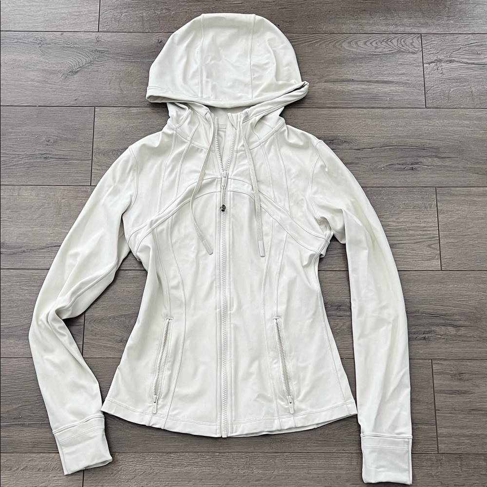 Lululemon Define Women's Cream Hooded Jacket